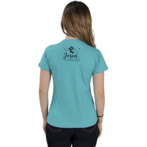 Segunda imagem do produto Baby Look Guia Meus Passos | Verde Água | Pecado Zero