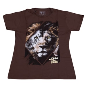 Baby Look Marrom | Leão de Judá | P