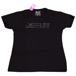 Baby Look Preta | Jesus | P