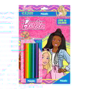 Barbie | Kit Lápis de Colorir