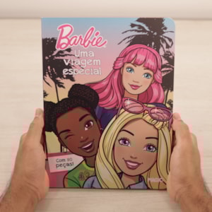 Segunda imagem do produto Barbie | Uma Viagem Especial  | Livro com 4 Quebra-cabeças