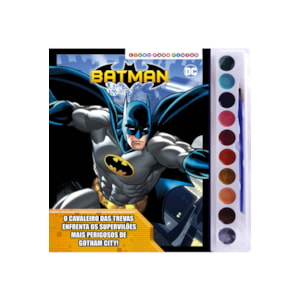 Batman Livro para Pintar com Aquarela