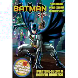 Batman | Super Livro para Colorir com Adesivos