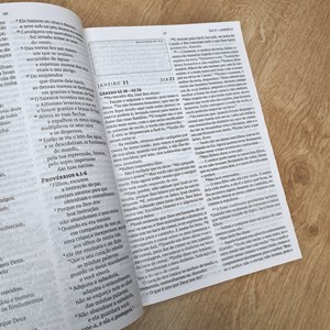 Bíblia 365 Azul | NAA | Letra Grande | Capa Brochura