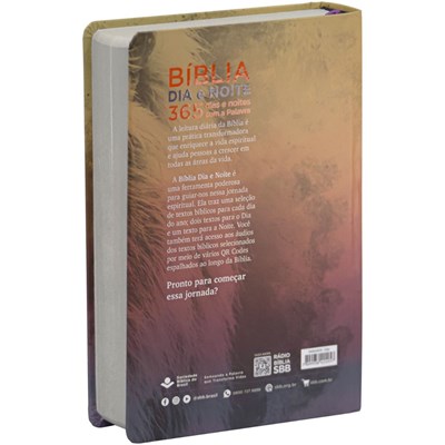 Segunda imagem do produto Bíblia 365 Dia e Noite | NAA | Letra Normal | Capa Dura Leão