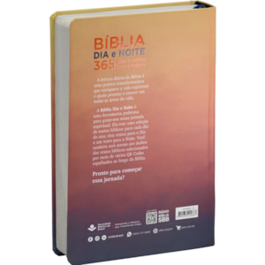 Segunda imagem do produto Bíblia 365 Dia e Noite | NAA | Letra Normal | Capa Dura Let