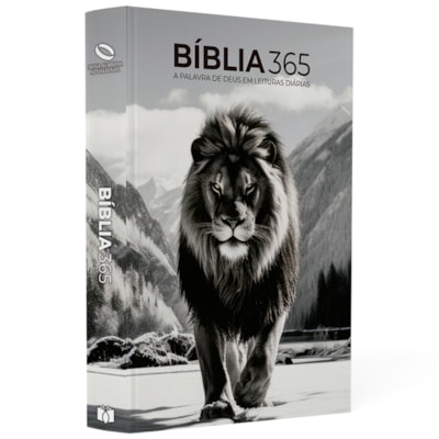 Bíblia 365 Leão | NAA | Letra Grande | Capa Dura