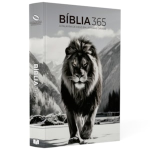 Bíblia 365 Leão | NAA | Letra Grande | Capa Dura
