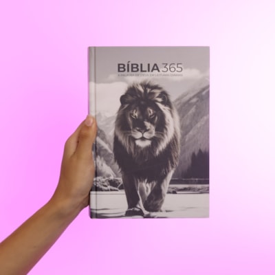 Segunda imagem do produto Bíblia 365 Leão | NAA | Letra Grande | Capa Dura