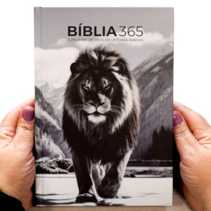 Segunda imagem do produto Bíblia 365 Leão | NAA | Letra Grande | Capa Dura