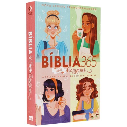 Bíblia 365 para Corajosas | NVT | Letra Grande | Capa Brochura