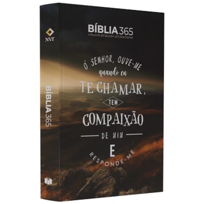 Bíblia 365 Responda-me | NVT | Letra Grande | Capa Dura