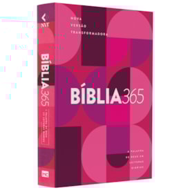 Bíblia 365 Roxa Feminina | NVT | Letra Grande | Capa Dura