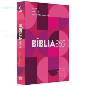 Bíblia 365 Roxa Feminina | NVT | Letra Grande | Capa Dura