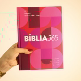 Segunda imagem do produto Bíblia 365 Roxa Feminina | NVT | Letra Grande | Capa Dura