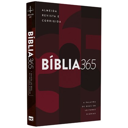 Bíblia 365 Vermelha | ARC | Letra Grande | Capa Brochura