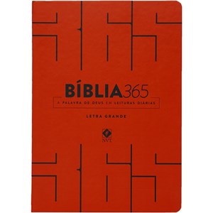 Bíblia 365 Vermelha | NVT | Letra Grande | Capa Dura