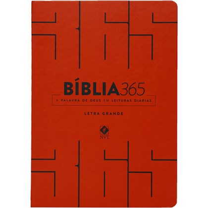 Bíblia 365 Vermelha | NVT | Letra Grande | Capa Dura