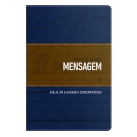 Segunda imagem do produto Bíblia A Mensagem de Estudo | Letra Normal | Azul