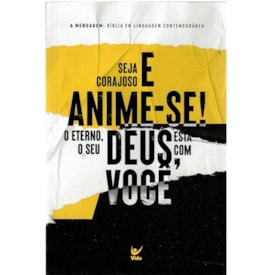 Bíblia A Mensagem | Letra Normal | Capa Josué 1.9 |  Brochura
