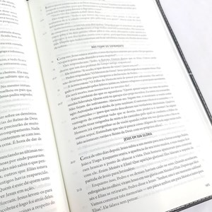 Bíblia A Mensagem | Letra Normal | Capa Luxo Preta