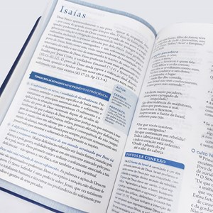 Bíblia Além do Sofrimento | NAA | Letra Normal | Azul