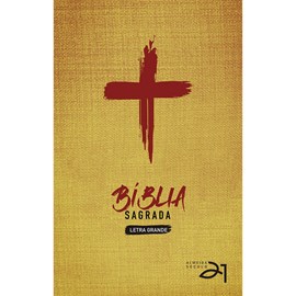Bíblia Almeida Século 21 | A21 | Letra Grande | Capa Dura | Cruz de Cristo