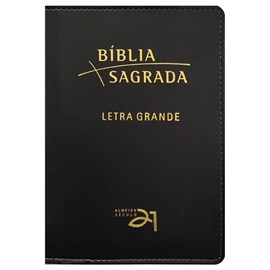 Bíblia Almeida Século 21 | A21 | Letra Grande | Capa Luxo Preta