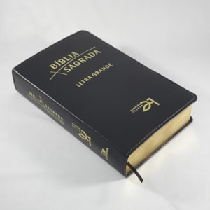 Segunda imagem do produto Bíblia Almeida Século 21 | A21 | Letra Grande | Capa Luxo Preta