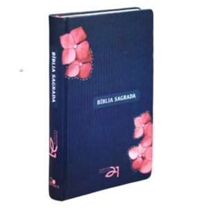 Bíblia Almeida Século 21 | A21 | Letra Média | Capa Dura | Feminina com Flores