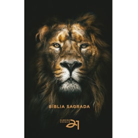 Bíblia Almeida Século 21 | A21 | Letra Média| Capa Dura | Leão de Judá