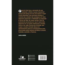 Segunda imagem do produto Bíblia Almeida Século 21 | A21 | Letra Média| Capa Dura | Leão de Judá