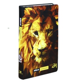 Bíblia Almeida Século 21 | A21 | Letra Média | Capa Dura | Lion Low Poly