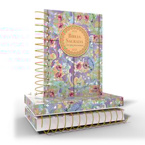 Segunda imagem do produto Bíblia Anote Espiral Calamo e Canela | NVI | Letra Normal | Capa Dura