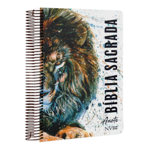 Bíblia Anote Espiral Cordeiro de Deus | NVI | Letra Normal | Com Espaço Para Anotações