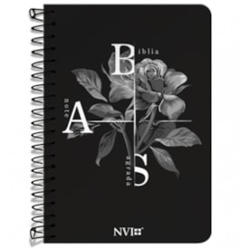 Bíblia Anote Espiral Flor de Inverno | NVI | Letra Normal | Com Espaço Para Anotações