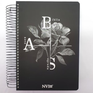 Segunda imagem do produto Bíblia Anote Espiral Flor de Inverno | NVI | Letra Normal | Com Espaço Para Anotações