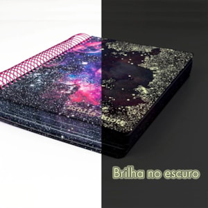 Segunda imagem do produto Bíblia Anote Espiral Galáxia | NVI | Letra Normal | Com Espaço Para Anotações