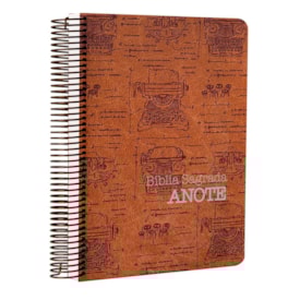Bíblia Anote Espiral Máquina de Escrever | NVI | Letra Normal | Com Espaço Para Anotações