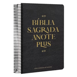 Bíblia Anote Espiral Plus | ARC | Letra Maior | Capa Dura Preta