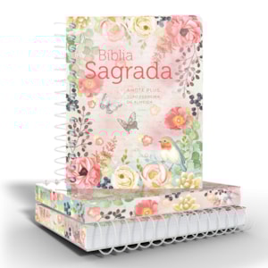 Segunda imagem do produto Bíblia Anote Espiral Plus Clássica Virtuosa | ARC | Letra Maior | Capa Dura