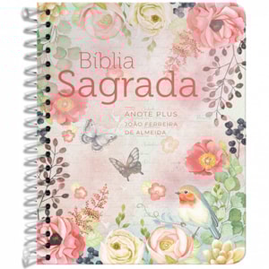 Bíblia Anote Espiral Plus Clássica Virtuosa | ARC | Letra Maior | Capa Dura