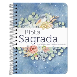 Bíblia Anote Espiral Plus Pontos de Luz Buquê | ARC | Letra Maior | Capa Dura