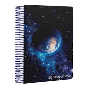 Bíblia Anote Espiral Terra | NVI | Letra Normal | Com Espaço Para Anotações