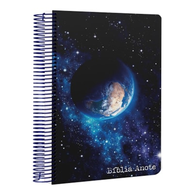 Bíblia Anote Espiral Terra | NVI | Letra Normal | Com Espaço Para Anotações