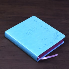 Segunda imagem do produto Bíblia Anote | NVI | Letra Normal | Capa Luxo Azul