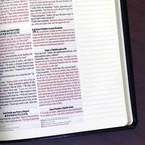 Bíblia Anote | NVI | Letra Normal | Capa Luxo Preta