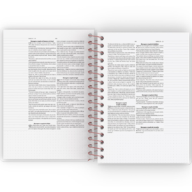 Segunda imagem do produto Bíblia Anote Slim Bike | NVT | Capa Dura Espiral