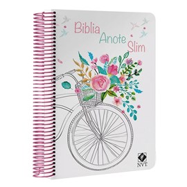 Bíblia Anote Slim Bike | NVT | Capa Dura Espiral