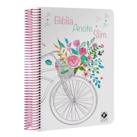 Bíblia Anote Slim Bike | NVT | Capa Dura Espiral